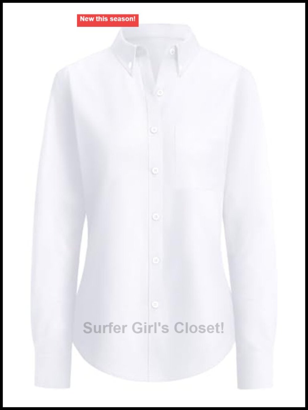 Wrinkle Free Cotton Button Down Shirt Long Sleeve Classic Fit Business